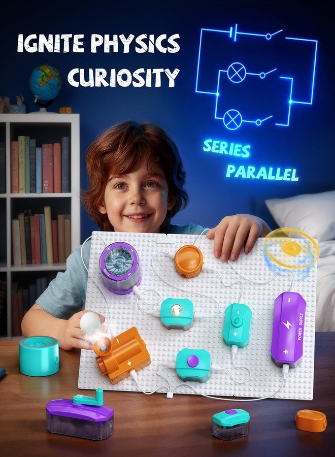 MEWOCHEE Science Kits for Kids Age 5-7 8-12, STEM Science Circuits Experiments for Kid, Over 450 Projects, 45 Circuit Parts, STEM Toys for 5+ Year Old, Ideas Gifts for Smart Kids, Educational Toy Gifts - Image 3